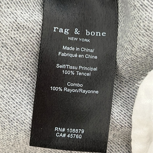 rag & bone Liquid Miramar Overall Size M - the popular "sweatpants jeans" - Picture 10 of 12